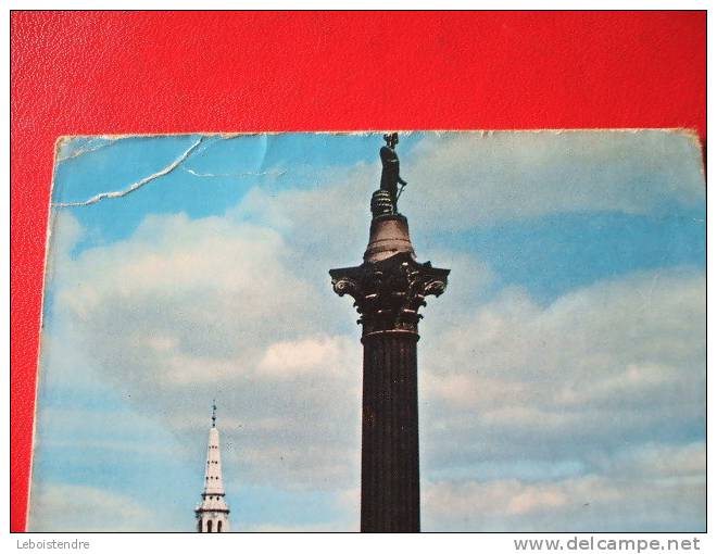 CPSM -ANGLETERRE -LONDON -TRAFALGAR SQUARE AND NELSON'S COLUMN ,LONDON - Trafalgar Square