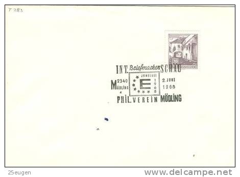 AUSTRIA  1968  EUROPALIA   POSTMARK - Brieven En Documenten