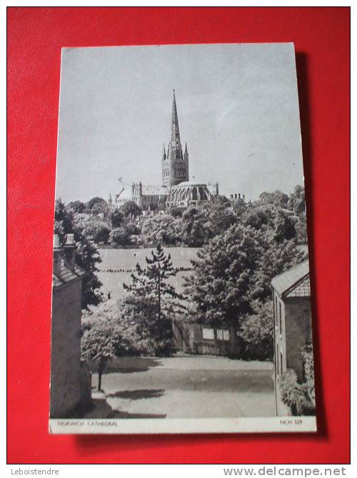 CPA -ANGLETERRE-GREENTING FROM NORWICH CATHEDRAL -CARTE EN BON ETAT. - Norwich