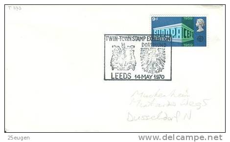 GREAT BRITAIN  1970 EUROPALIA   POSTMARK - Marcofilie