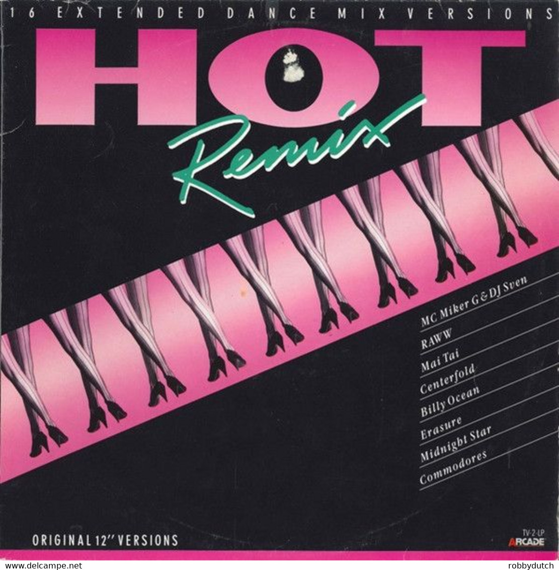 * 2LP *  HOT REMIX (16 Extended Dance Mix Versions) - Dance, Techno En House