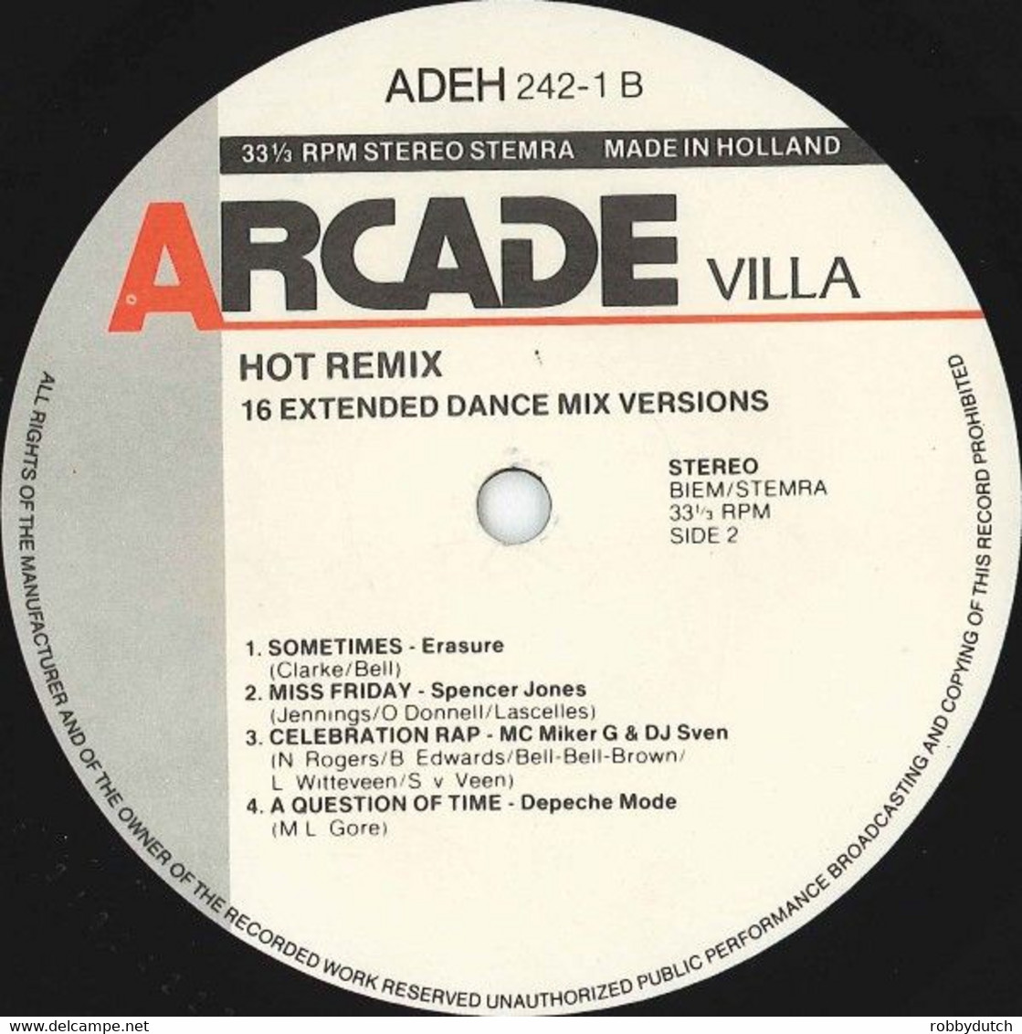 * 2LP *  HOT REMIX (16 extended dance mix versions)