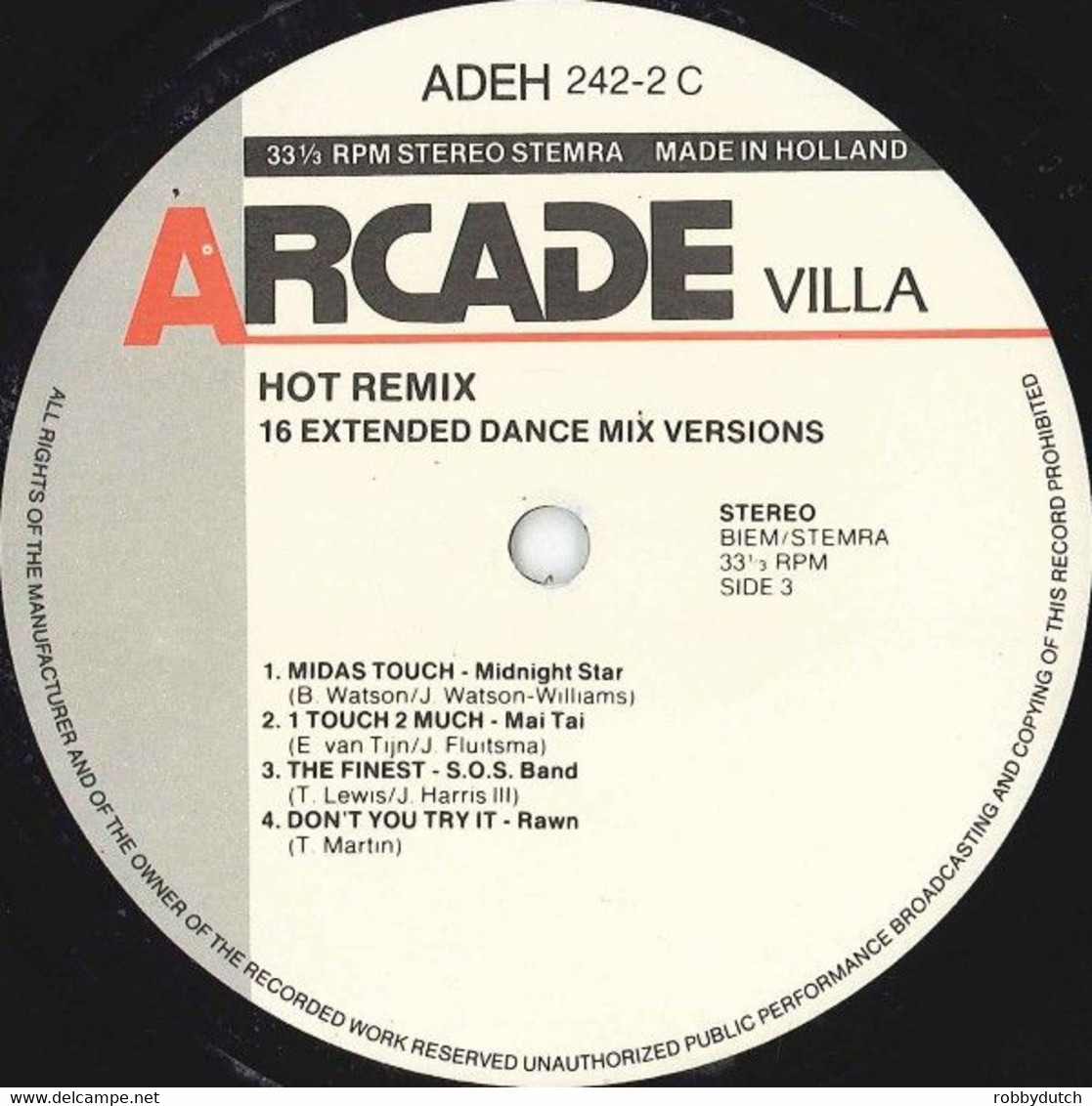 * 2LP *  HOT REMIX (16 extended dance mix versions)