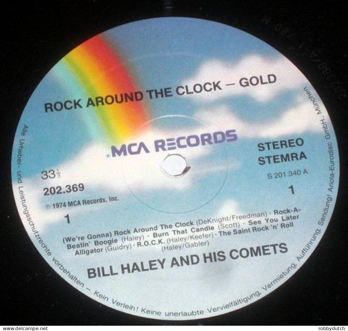 * LP *  BILL HALEY AND HIS COMETS - GOLD (Holland 1974) - Rock