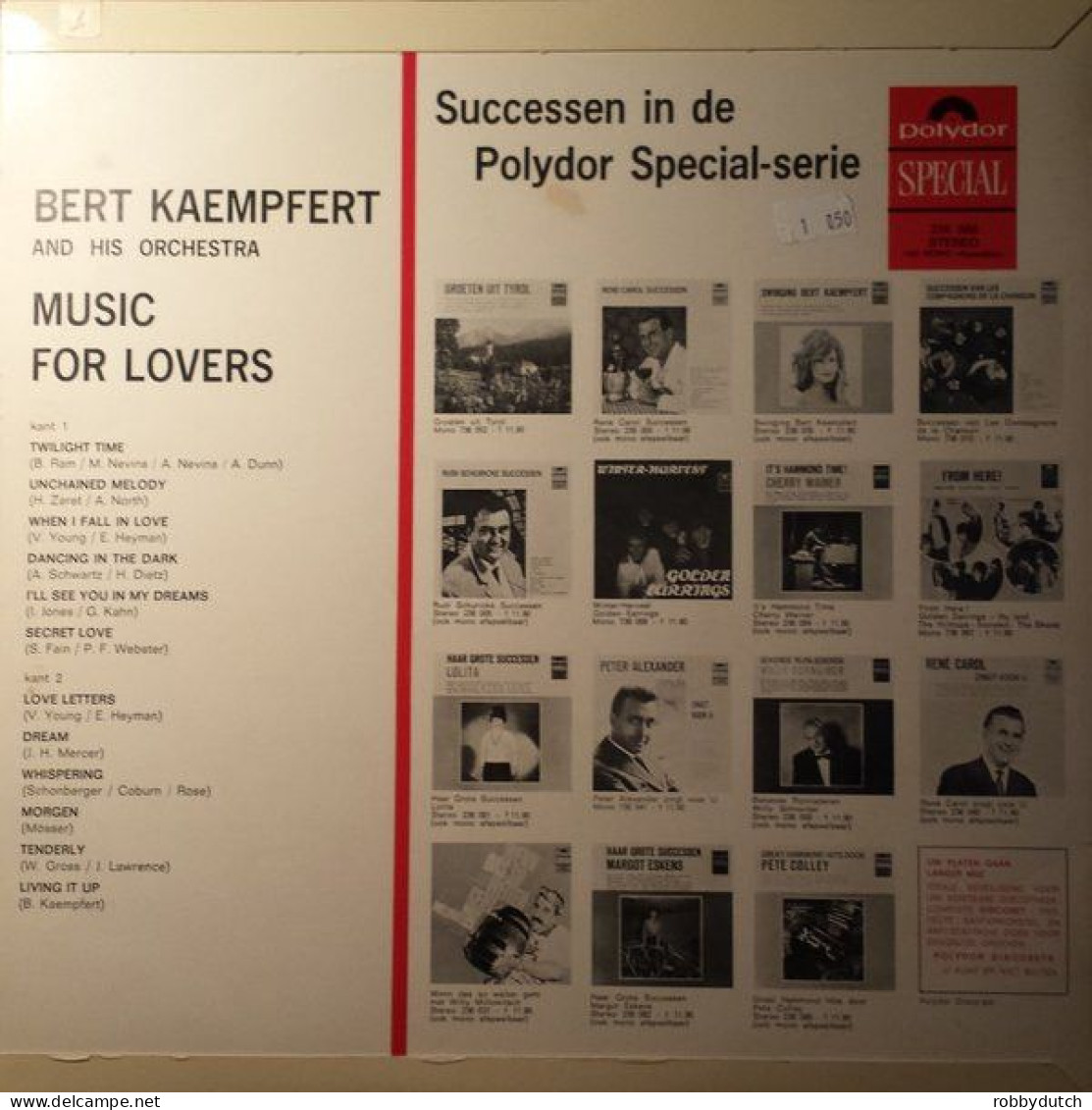 * LP *  BERT KAEMPFERT - MUSIC FOR LOVERS - Instrumental