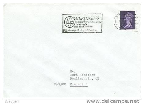 GREAT BRITAIN 1975 EUROPALIA   POSTMARK - Marcofilie