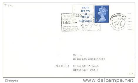 GREAT BRITAIN 1972 EUROPALIA   POSTMARK - Marcofilie