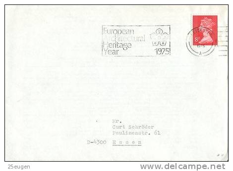 GREAT BRITAIN  1975 EUROPALIA   POSTMARK - Marcofilie