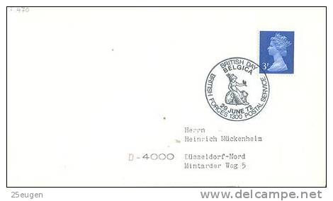 GREAT BRITAIN  1972 EUROPALIA   POSTMARK - Marcofilie