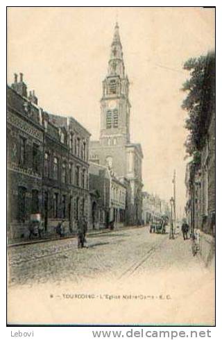 TOURCOING "L´église N-D" - Ed. E.C. N° 9 - Tourcoing