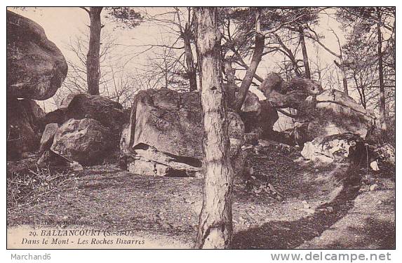 ESSONNE.BALLANCOURT.DANS LE MONT LES ROCHES BIZARRES - Ballancourt Sur Essonne