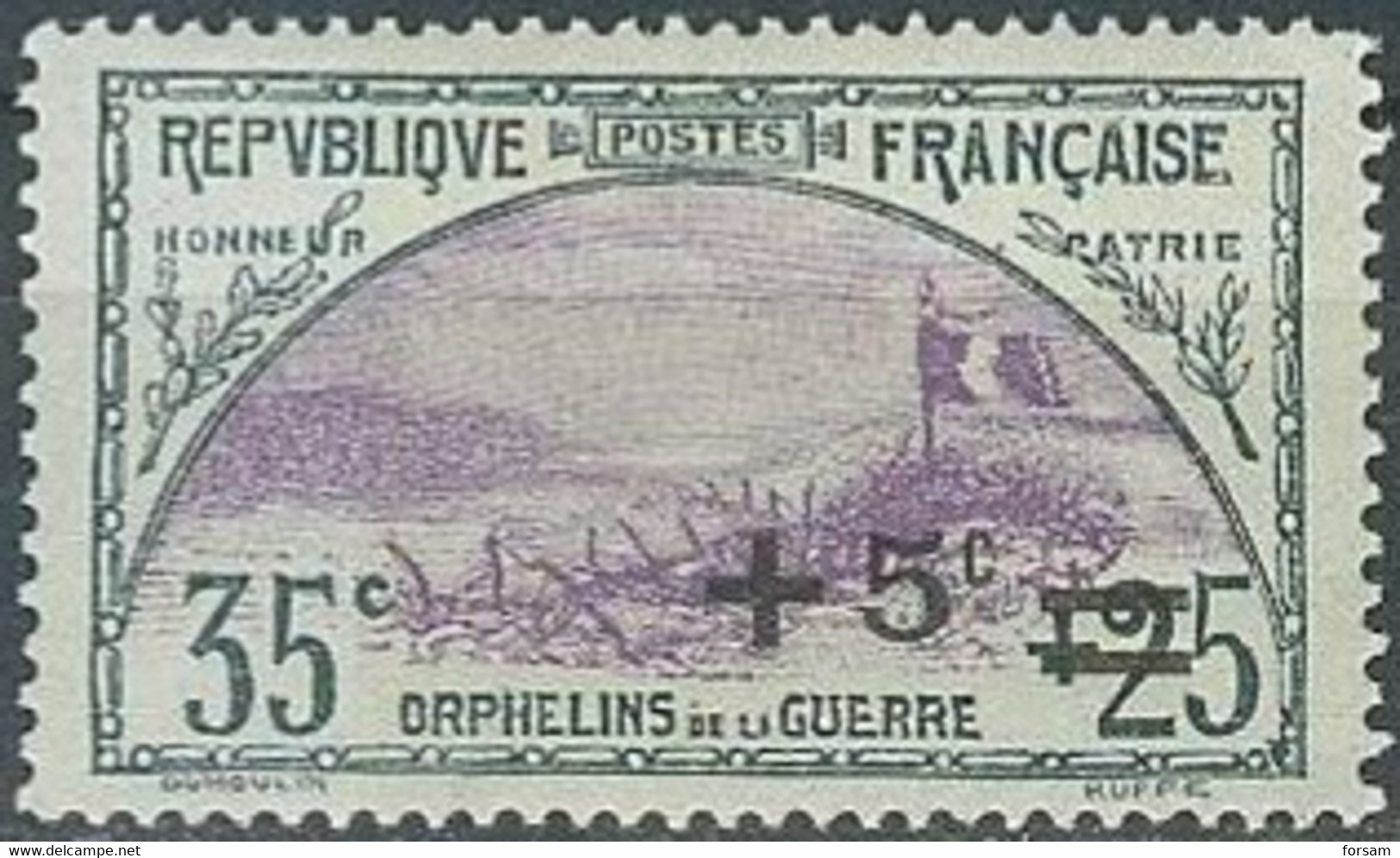 FRANCE..1922..Michel # 148...MLH...MiCV - 25 Euro. - Unused Stamps