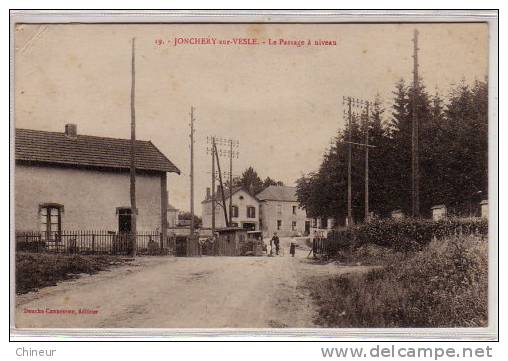 JONCHERY SUR VESLE LE PASSAGE A NIVEAU - Jonchery-sur-Vesle