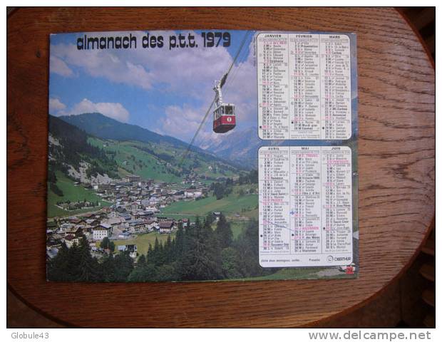 ALMANACH DES PTT 1979  LA CLUSAZ HAUTE SAVOIE - Formato Grande : 1971-80