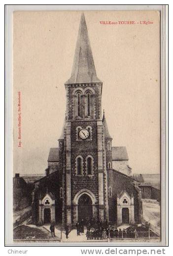 VILLE SUR TOURBE L'EGLISE - Ville-sur-Tourbe