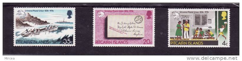 Pitcairn 1974 - Michel  141/3, Neufs** - Islas De Pitcairn
