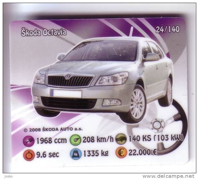 SKODA OCTAVIA  - Czech Republic Car  ( Croatie ) Car Automobile Auto Cars Automobiles Automovil Voiture Autos - Other & Unclassified