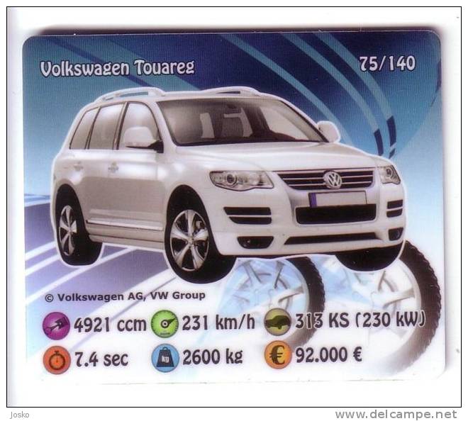 VOLKSWAGEN TOUAREG VW - Germany SUV - Jeep Car ( Kroatien ) Car Automobile Auto Cars Automobiles Automovil Voiture Autos - Sonstige & Ohne Zuordnung