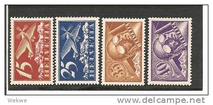 CH Mi.Nr.179-82/  - SCHWEIZ - (180x). Flugpost 1923 ** - Nuovi