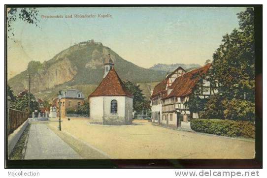 ALLEMAGNE KONIGSWINTER  /  Drachenfels Und Rhöndorfer Kapelle /  Couleur - Koenigswinter