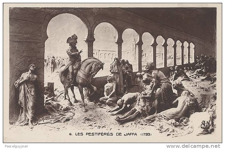 CPA VIE DE NAPOLEON 6 Par MASTROIANNI - LES PESTIFERES DE JAFFA - Mastroianni