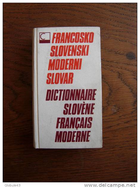 DICTIONNAIRE SLOVENE FRANCAIS MODERNE 1978 746 P - Wörterbücher