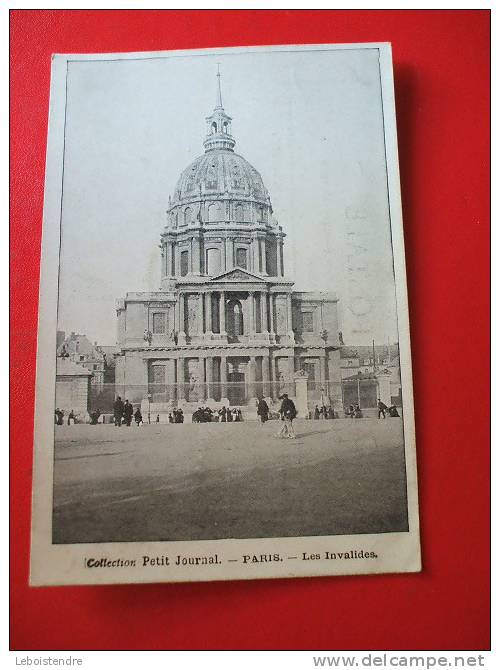 CPA -(75-PARIS)-COLLECTION PETIT JOURNAL-PARIS-LES INVALIDES -ANIMEE - Lots, Séries, Collections