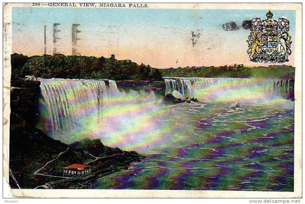 Postal NIAGARA FALLS (Canada) Ontario 1929 - Brieven En Documenten