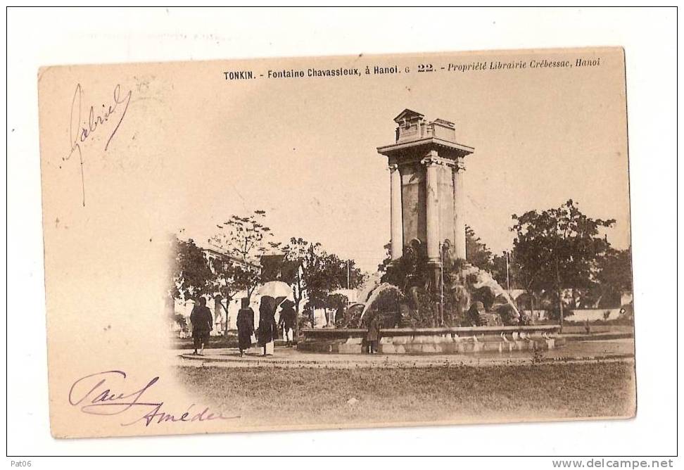 CPA   TONKIN HANOI  Obl.1903 - Andere & Zonder Classificatie