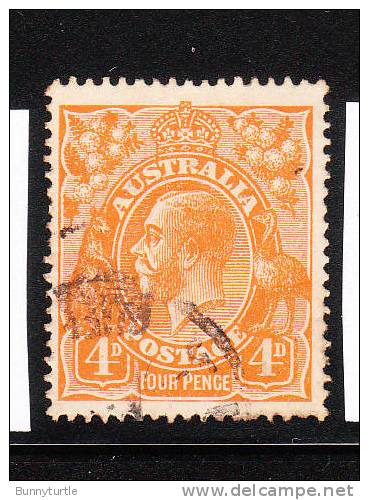 Australia King George V 4p Used - Usati