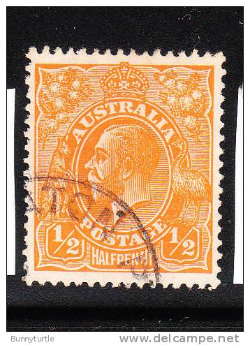 Australia King George V 1/2p Used - Oblitérés