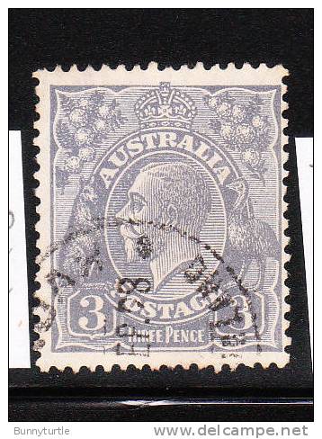 Australia King George V 3p Used - Gebruikt