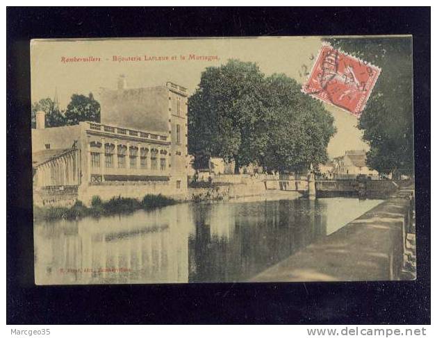 Rambervillersbijouterie Lafleur & La Mortagne édit.rivot Couleur Vernie , Usine Industrie  Belle Carte - Rambervillers