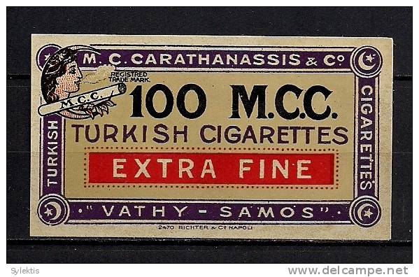 GREECE VINIETES CIGARETES SAMOS - Tobacco