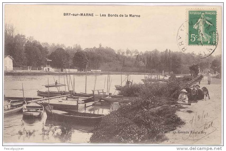 CPA BRY-SUR-MARNE - LES BORDS DE LA MARNE - Bry Sur Marne