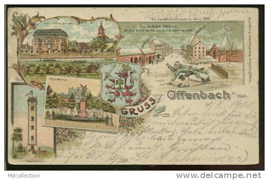 ALLEMAGNE OFFENBACH  /  Gruss Aus Offenbach  / Couleur - Offenbach