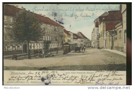 ALLEMAGNE PFORZHEIM  /  Carl Friedrich-Strasse  /  Couleur - Pforzheim