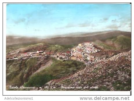 30441)cartolina Illustratoria Tiriolo -  Panorama Visto Dal Mare - Catanzaro