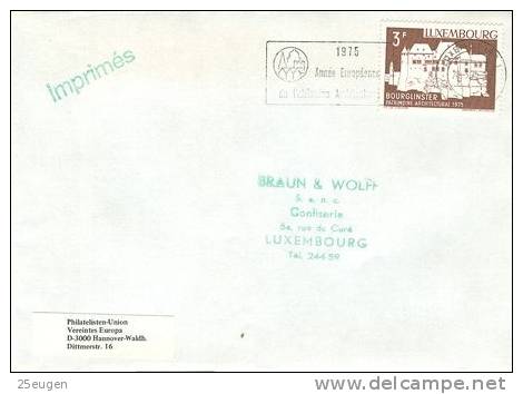 LUXEMBOURG  1975  EUROPAlia  POSTMARK - Briefe U. Dokumente