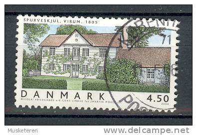 Denmark 2004 Mi.1361  4.50 Kr Wohnengebäude Apartment Building Villa Spurveskjul Virum (1805) - Used Stamps