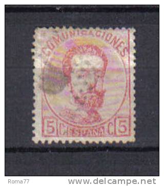 SS1341 - SPAGNA 1872, Amedeo I Unificato N. 117 - Gebraucht