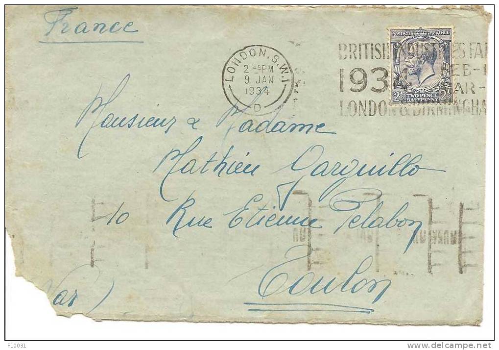 MARCOPHILIE  GRANDE-BRETAGNE - Storia Postale