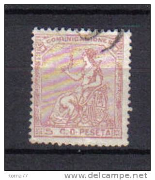 SS1357 - SPAGNA , Allegoria Unificato N. 131 Usato. - Used Stamps