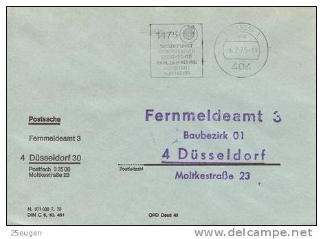 GERMANY  1975  EUROPALIA   POSTMARK - Autres & Non Classés