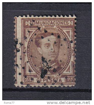 SS1401 - SPAGNA 1876, Alfonso XII Unificato N. 166 . - Used Stamps