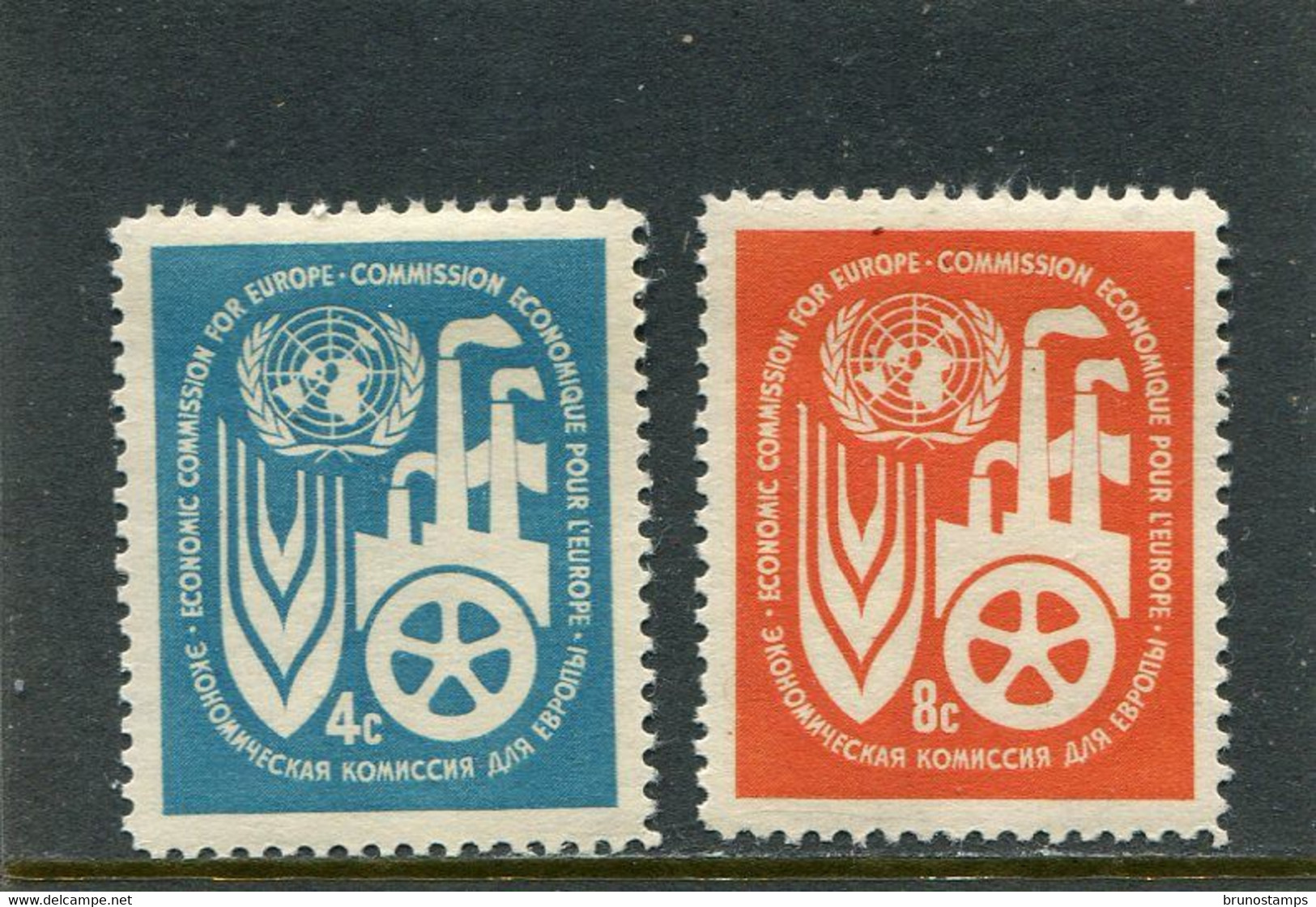 UNITED NATIONS - NEW YORK   - 1959  ECONOMIC COMMISSION   SET    MINT NH - Ungebraucht