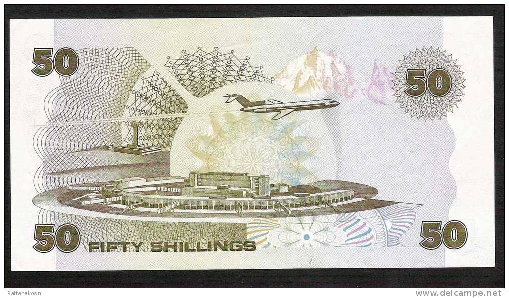 KENYA   P22e   50   SHILLINGS   1988    XF     NO P.h. - Kenia