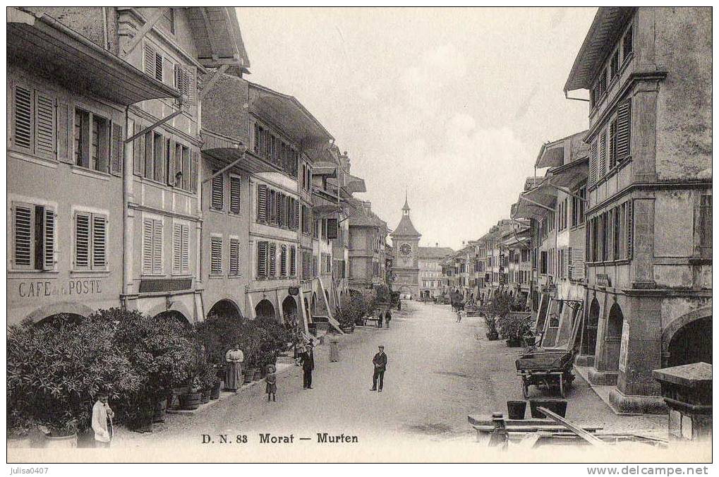 MORAT MUERTEN (Suisse) Rue Animation - Morat