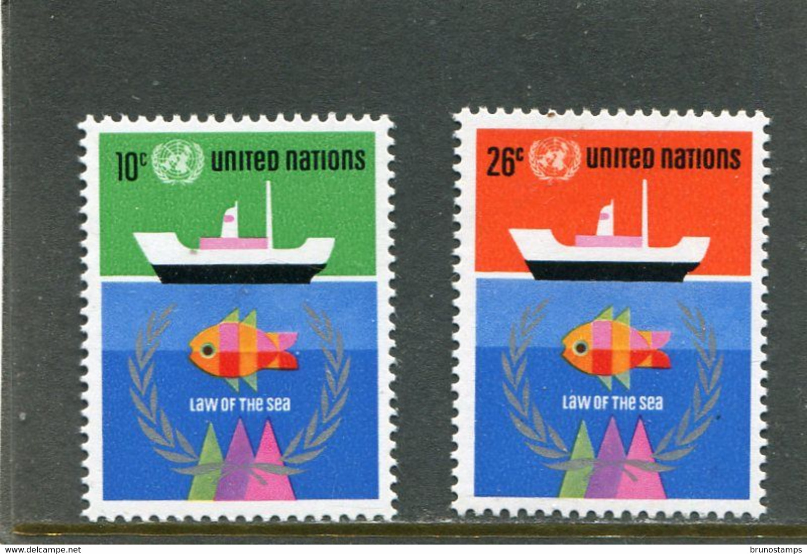 UNITED NATIONS - NEW YORK   - 1974  LAW OF THE SEA   SET   MINT NH - Ongebruikt