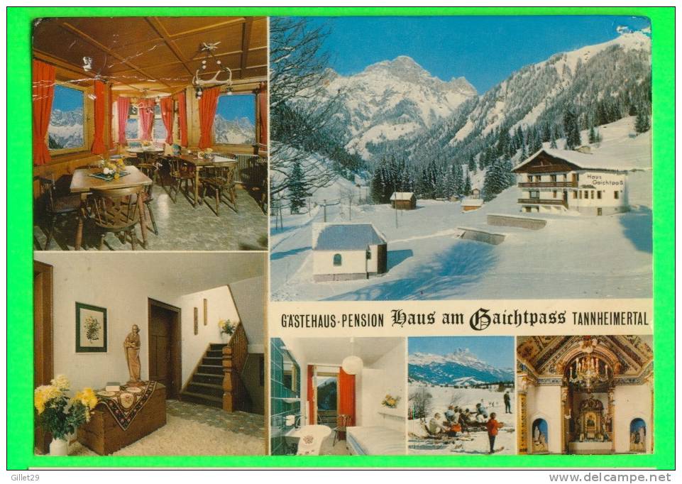 TANNHEIMERTAL, SUISSE - GASTEHAUS-PENSION - HAUS AM GAICHTPAB - CIRCULÉE EN 1973 - 7 MULTIVUES - - Sion